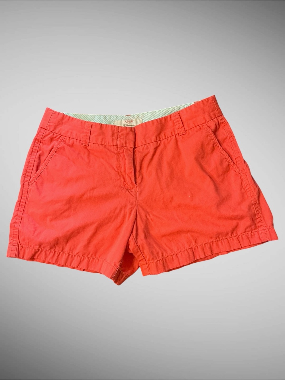 J.Crew Broken-In Chino Coral Cotton Shorts Women’s Size 6